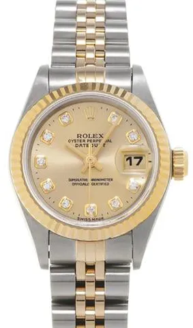 Rolex Datejust 69173G 26mm Stainless steel Champagne