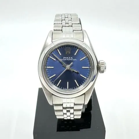 Rolex Oyster Perpetual 26 6718 26mm Stainless steel Blue