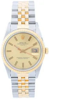 Rolex Oyster Perpetual Date 15223 Stainless steel Champagne