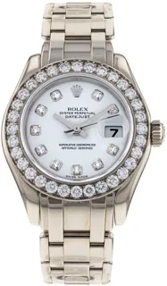 Rolex Pearlmaster 80299 White gold White