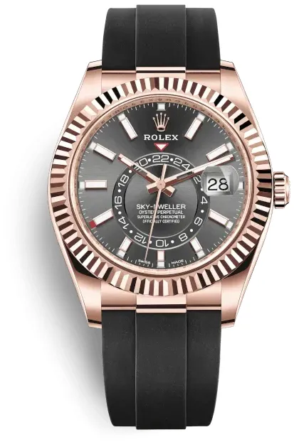 Rolex Sky-Dweller 326238 42mm Rose gold •