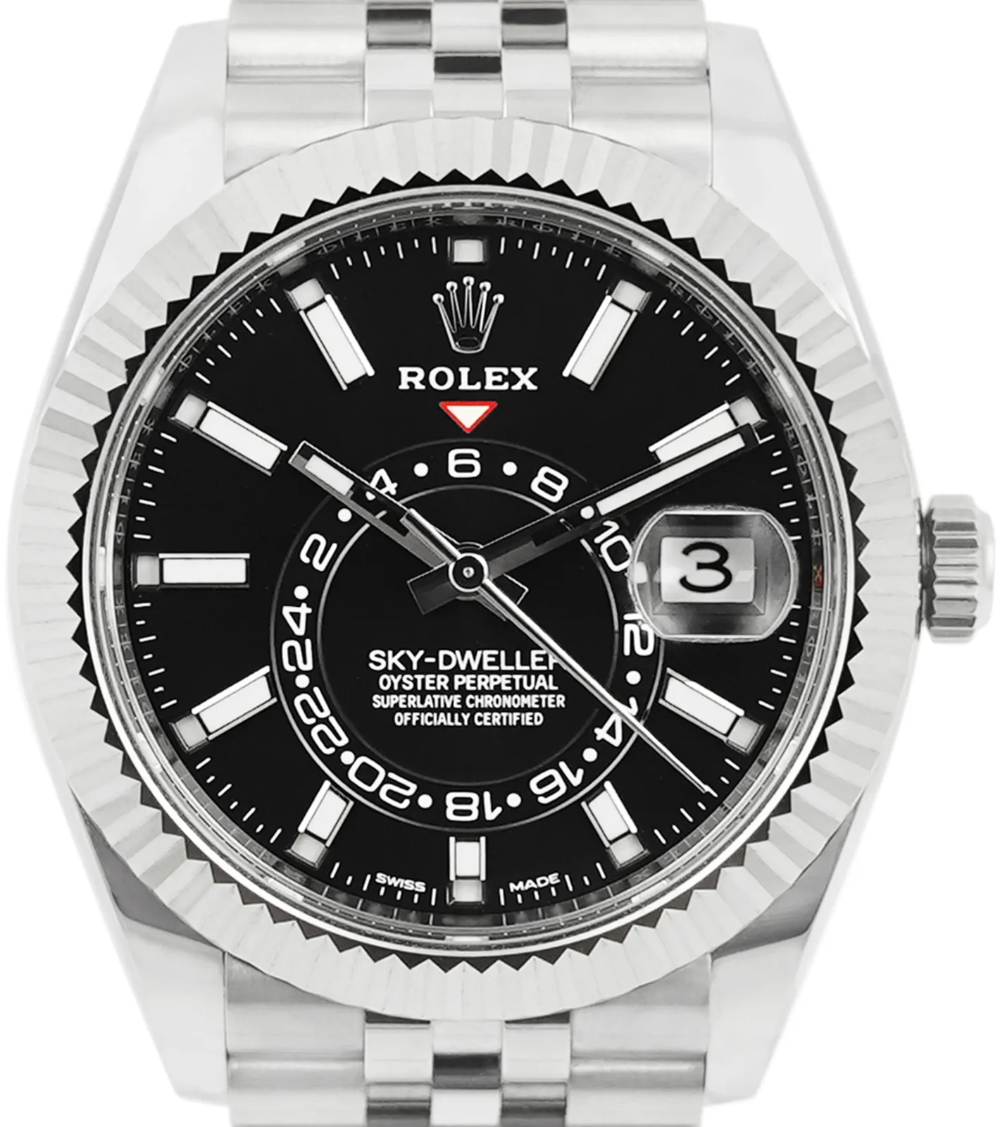 Rolex Sky-Dweller 326934 42mm Stainless steel Black