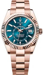 Rolex Sky-Dweller 336935 42mm Rose gold Blue and Green