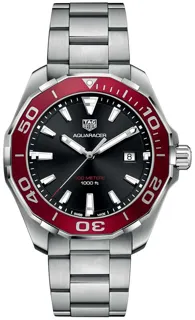 TAG Heuer Aquaracer WAY101B.BA0746 Stainless steel Black