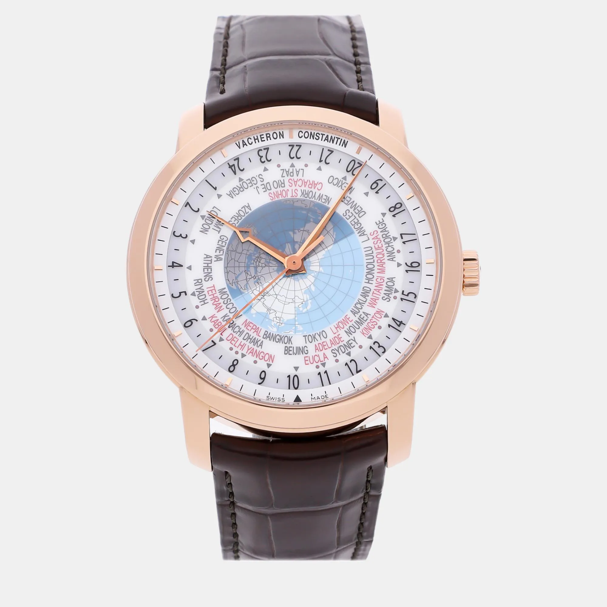 Vacheron Constantin Traditionnelle 86060/000R-9640 42mm Rose gold and 18k rose gold Silver