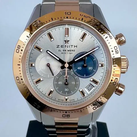 Zenith Chronomaster Sport 51.3100.3600/69.M3100 41mm Yellow gold and Stainless steel Silver