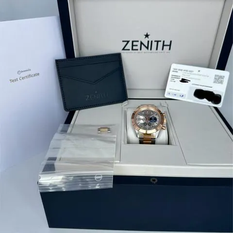 Zenith Chronomaster Sport 51.3100.3600/69.M3100 41mm Yellow gold and Stainless steel Silver 1