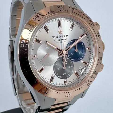 Zenith Chronomaster Sport 51.3100.3600/69.M3100 41mm Yellow gold and Stainless steel Silver 2