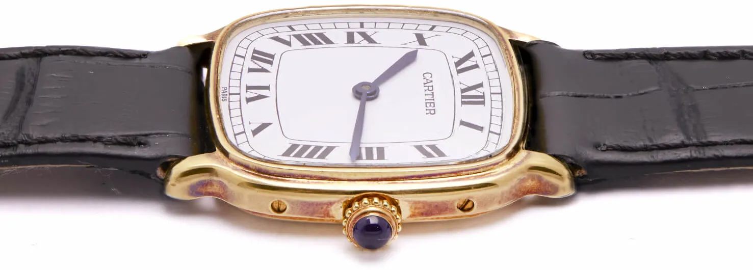 Cartier Paris 10715 27mm Oro giallo 18kt bianco 2