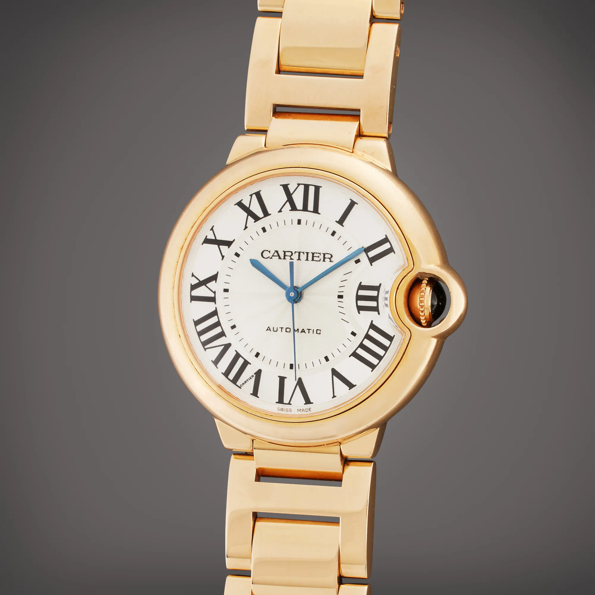 Cartier Ballon Bleu 3003 36mm Rose gold Silver