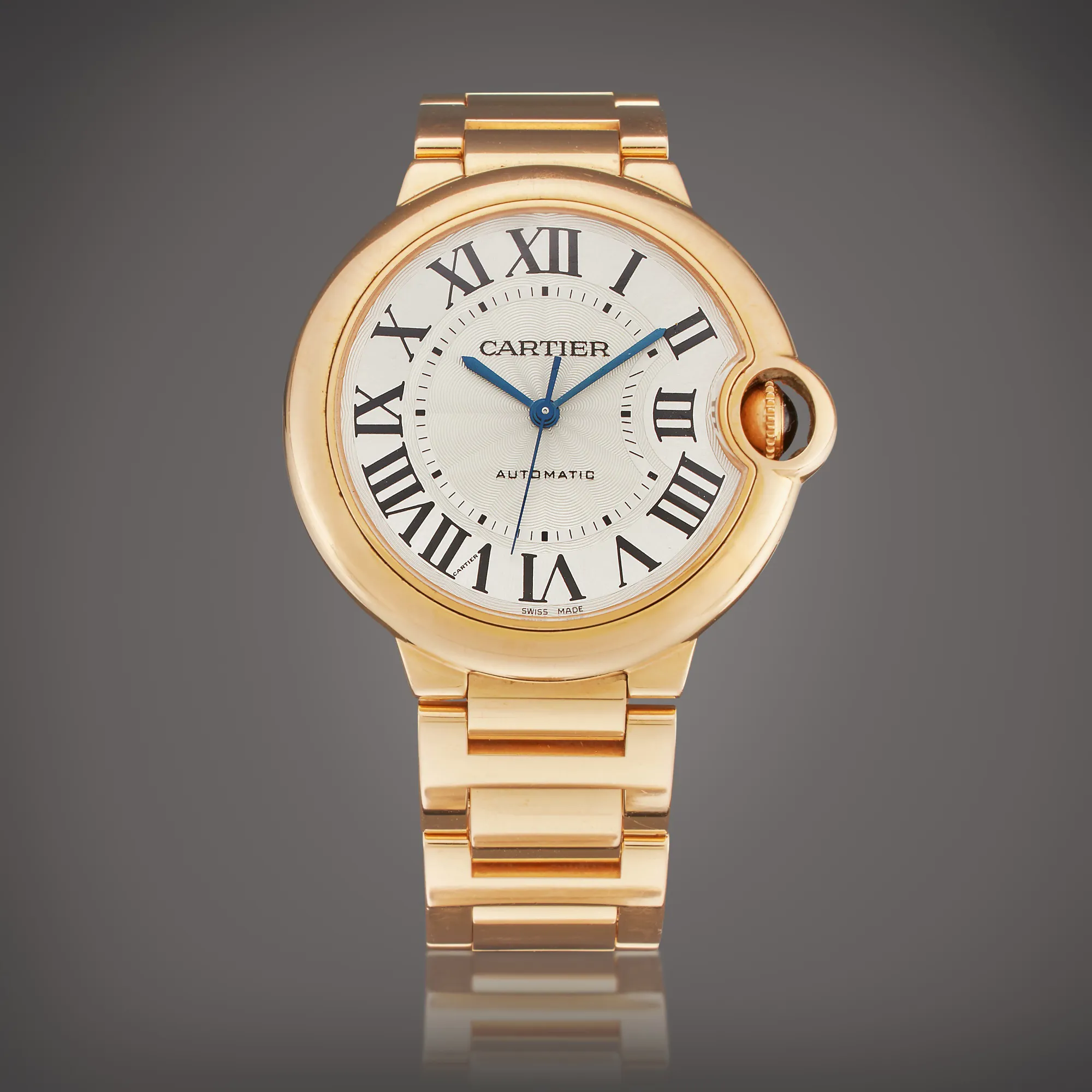 Cartier Ballon Bleu 3003 36mm Rose gold Silver 1