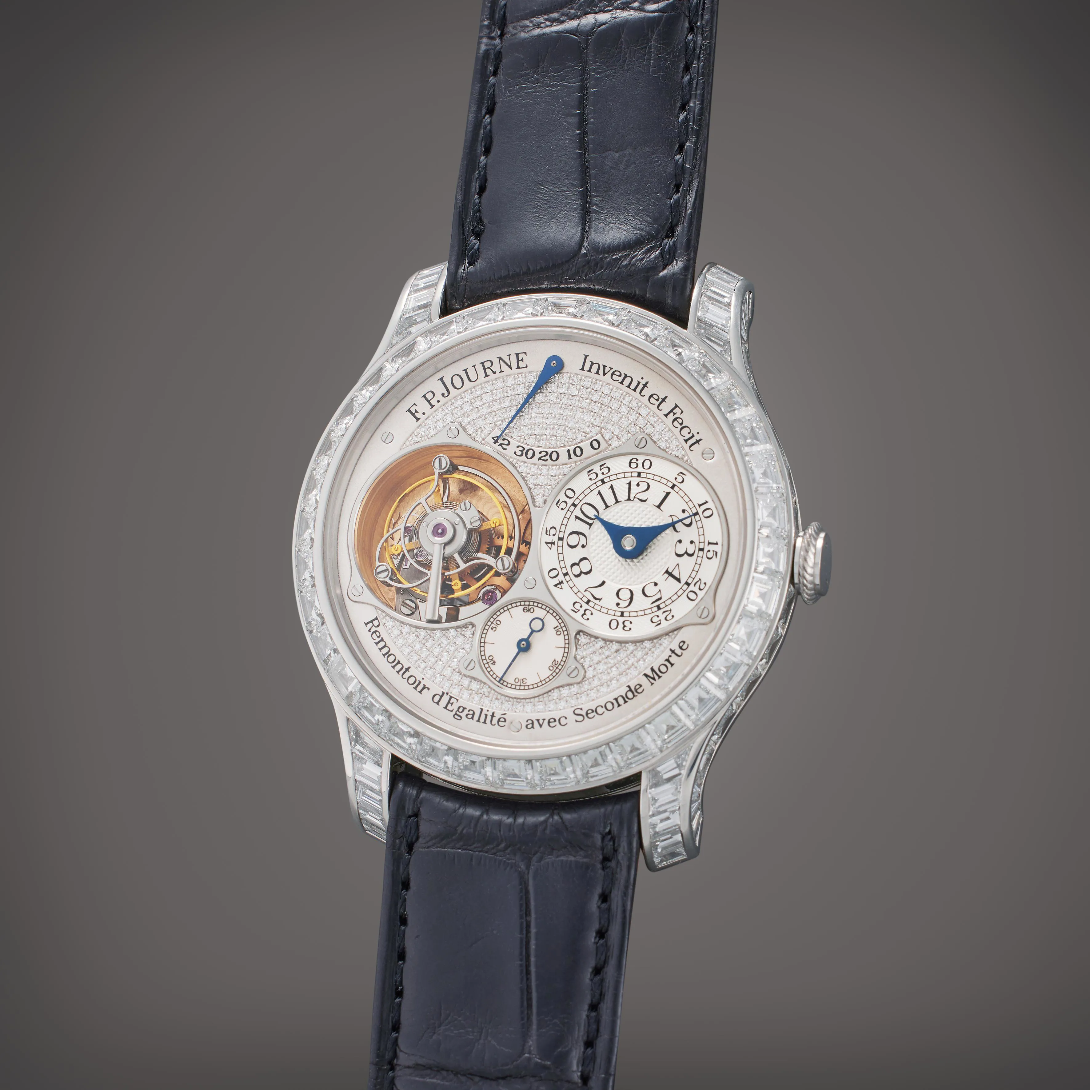 F.P. Journe Tourbillon Souverain 40mm Platinum and Diamond Diamond-set