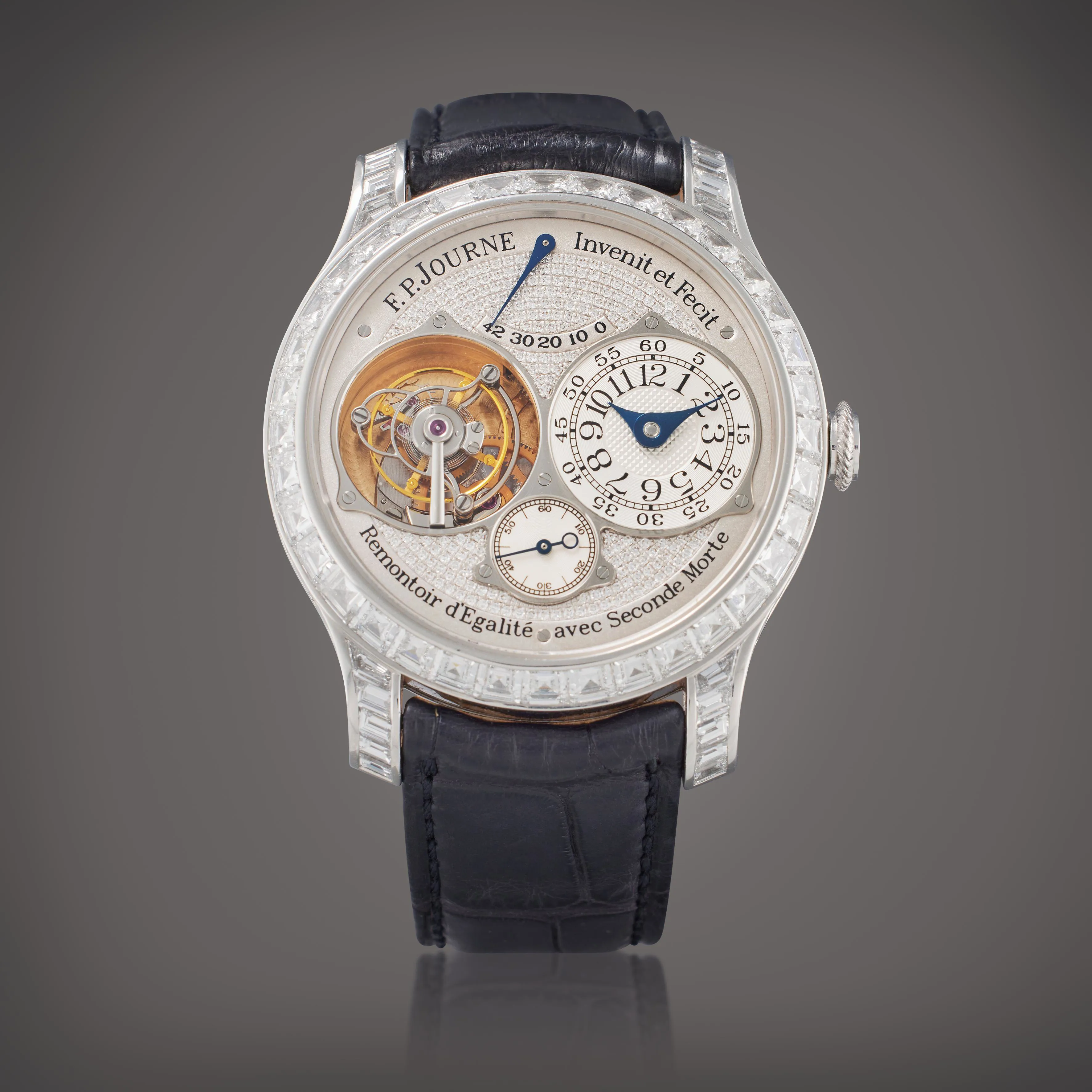 F.P. Journe Tourbillon Souverain 40mm Platinum and Diamond Diamond-set 2