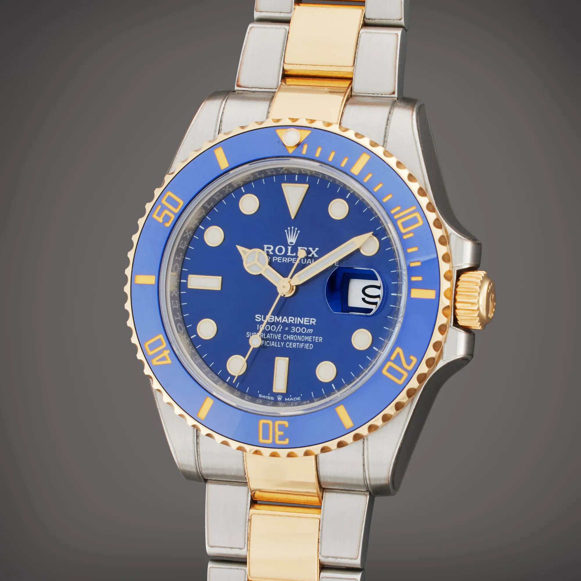 Rolex Submariner 126613LB 41mm Yellow gold and stainless steel Blue