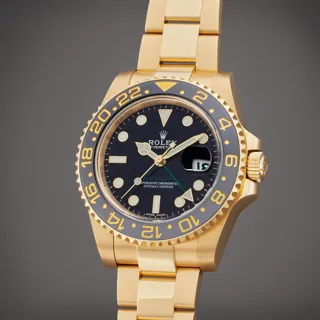 Rolex GMT-Master II 116718LN Yellow gold Black