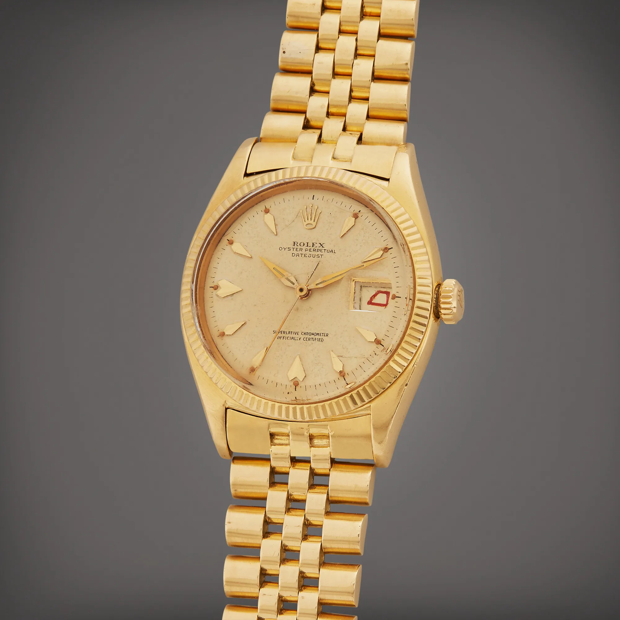 Rolex Datejust 36 6605 36mm Yellow gold Silver