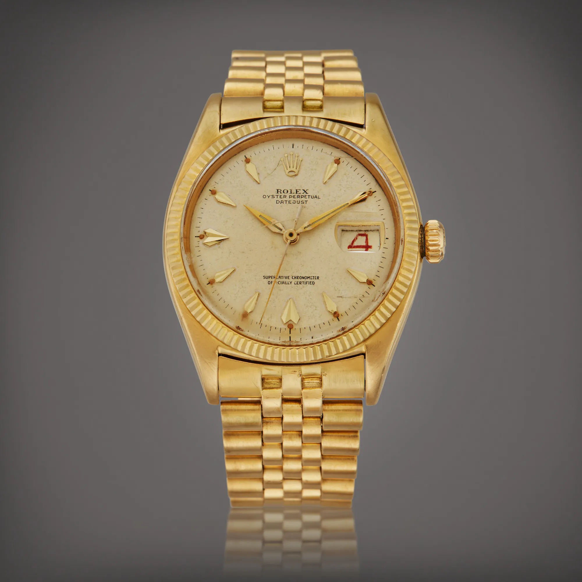 Rolex Datejust 36 6605 36mm Yellow gold Silver 1