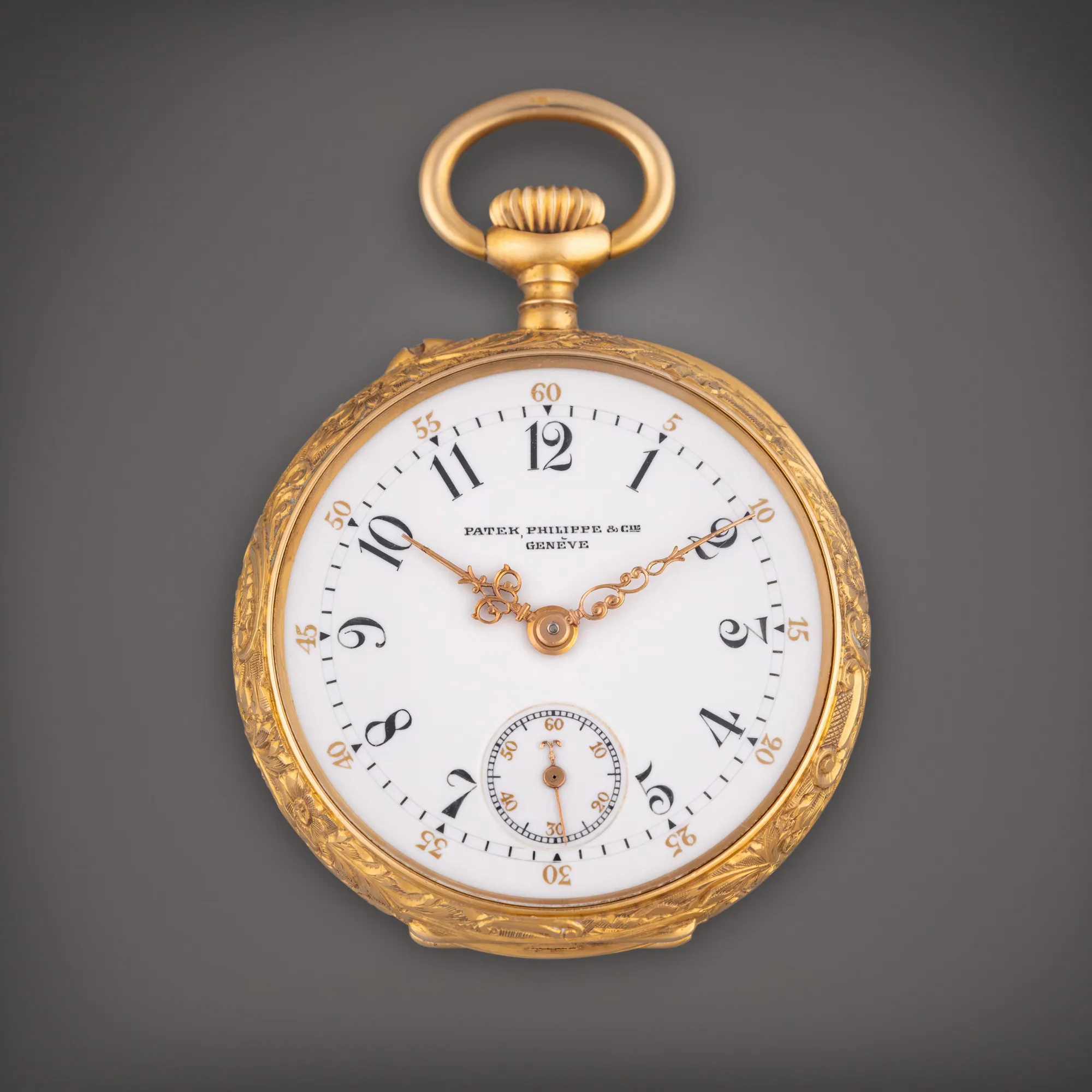 Patek Philippe 32mm Yellow gold and Enamel White