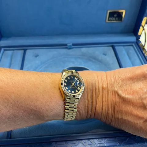 Rolex Lady-Datejust 69088 26mm Yellow gold Blue