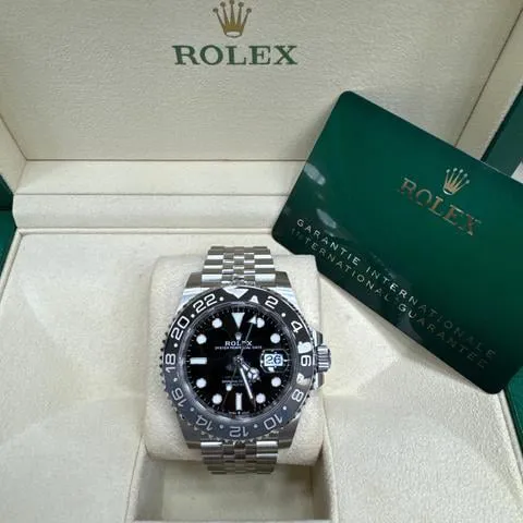 Rolex GMT-Master II 126710GRNR 40mm Stainless steel Black