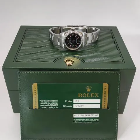 Rolex Oyster Perpetual 26 176234 26mm Acier Black 5