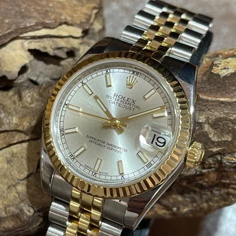 Rolex Datejust 31 178273 31mm Yellow gold and Stainless steel Silver