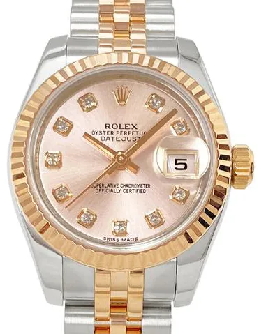 Rolex Lady-Datejust 179171G 26mm Yellow gold and Stainless steel Rose