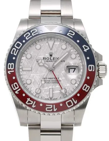 Rolex GMT-Master II 126719BLRO 40mm White gold Gray