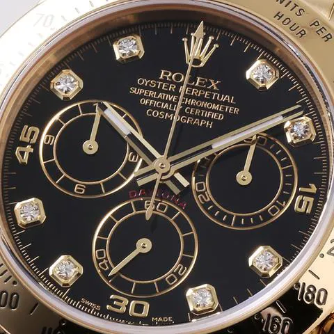 Rolex Daytona 116528G 40mm Yellow gold Black 5