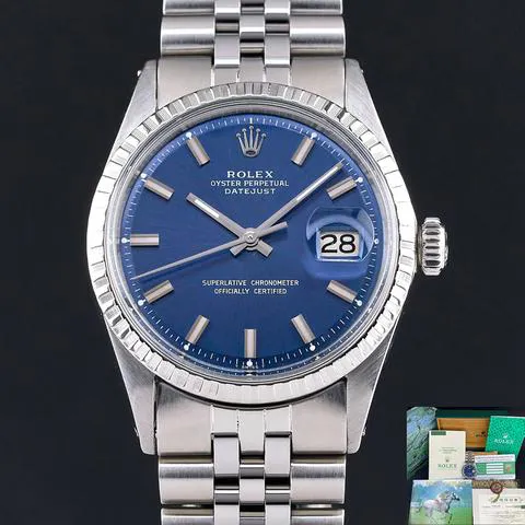 Rolex Datejust 36 1603 36mm Stainless steel Blue