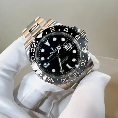 Rolex GMT-Master II 126710GRNR 40mm Stainless steel Black