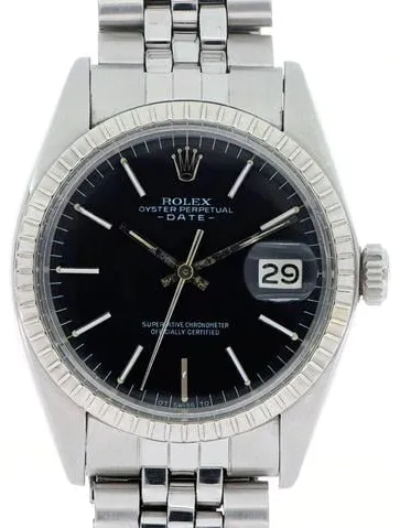 Rolex Oyster Perpetual Date 1505 34mm Stainless steel Black