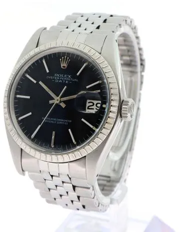 Rolex Oyster Perpetual Date 1505 34mm Stainless steel Black 5