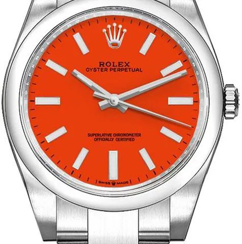 Rolex Oyster Perpetual 277200-0008 31mm Stainless steel Orange