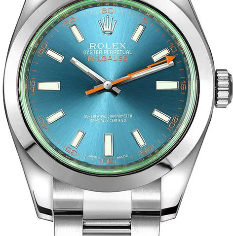 Rolex Milgauss 116400GV-0002 40mm Stainless steel Blue