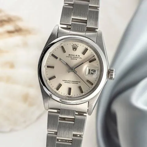 Rolex Oyster Perpetual Date 1500 34mm Stainless steel Silver