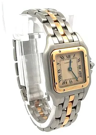 Cartier Panthère 166921 22mm Yellow gold and Stainless steel White 3