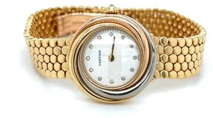 Cartier Trinity 2357 27mm Yellow gold White