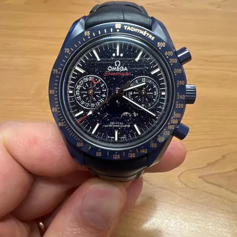 Omega Speedmaster Professional Moonwatch Moonphase 304.93.44.52.03.002 44.5mm Ceramic Blue 8