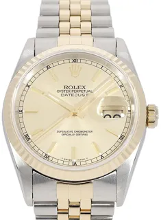 Rolex Datejust 36 16233 Yellow gold Golden