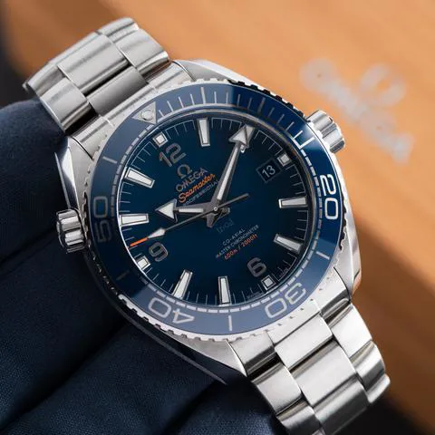 Omega Seamaster Planet Ocean 215.30.44.21.03.001 43.5mm Stainless steel Blue