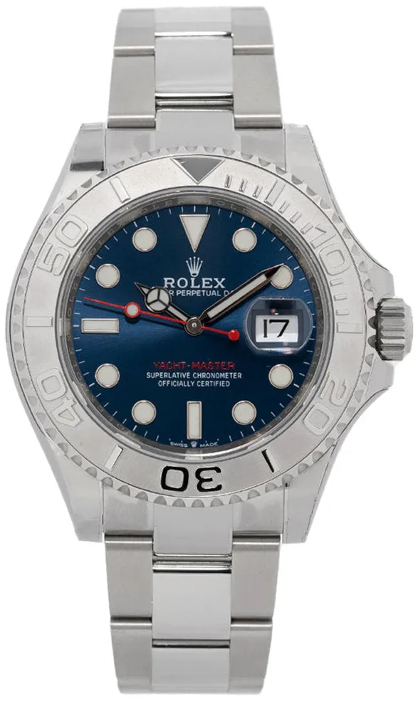 Rolex Yacht-Master 116622 40mm Platinum and Stainless steel Blue