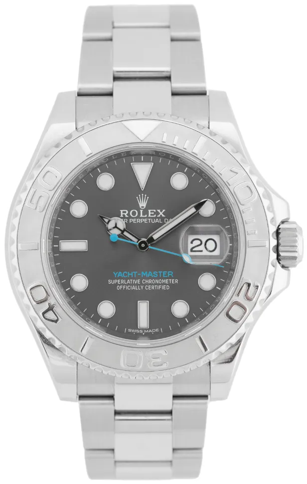 Rolex Yacht-Master 116622 40mm Platinum and Stainless steel Gray