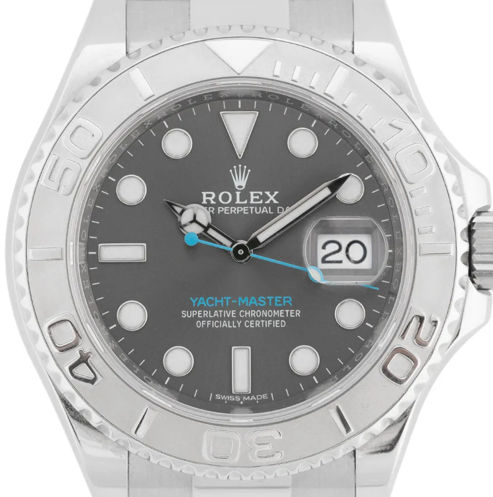 Rolex Yacht-Master 116622 40mm Platinum and Stainless steel Gray 1