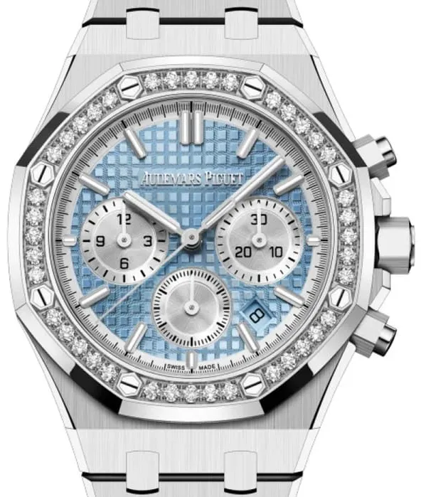 Audemars Piguet Royal Oak 26715ST.ZZ.1356ST.01 38mm Stainless steel Light blue