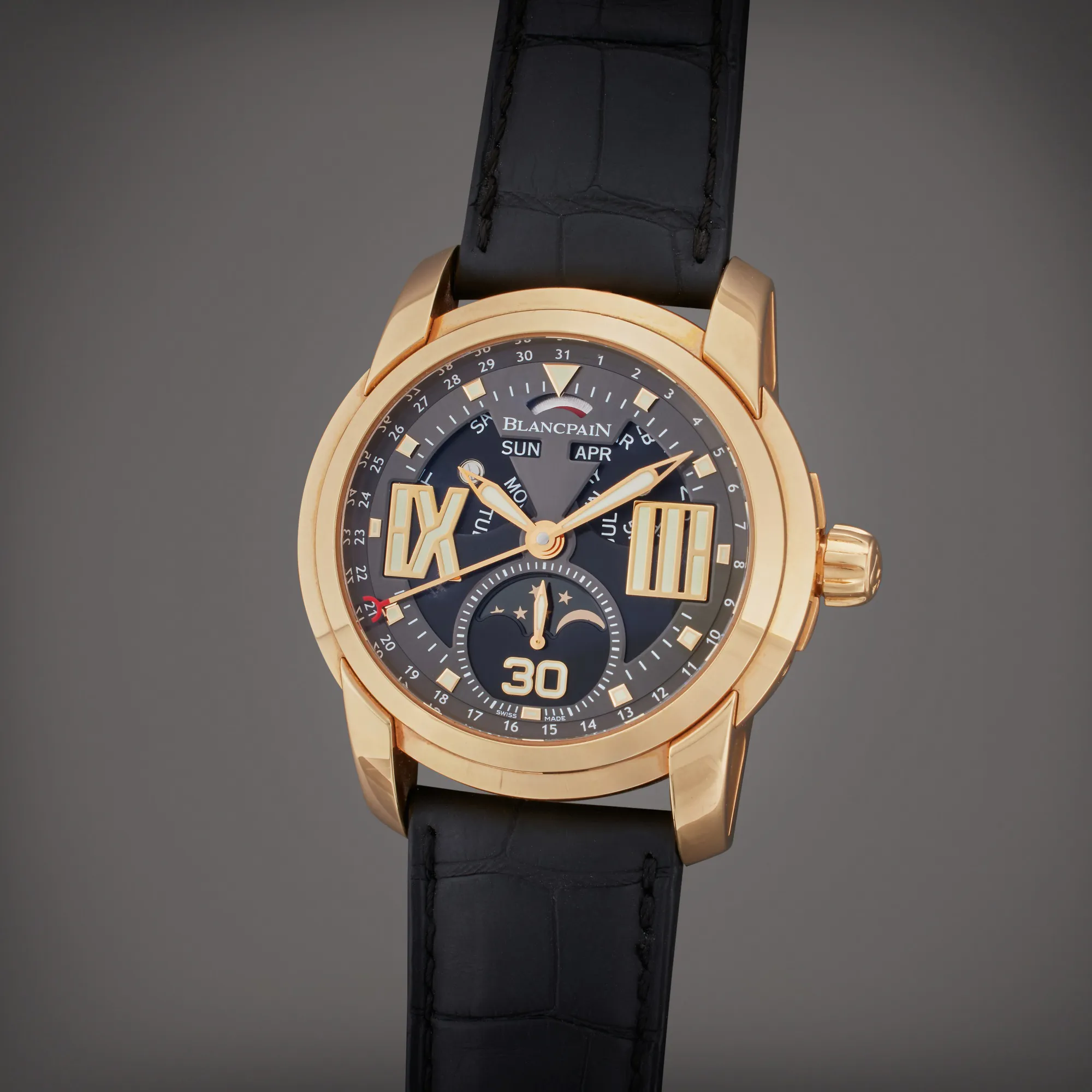 Blancpain L-Evolution 43mm Rose gold Black