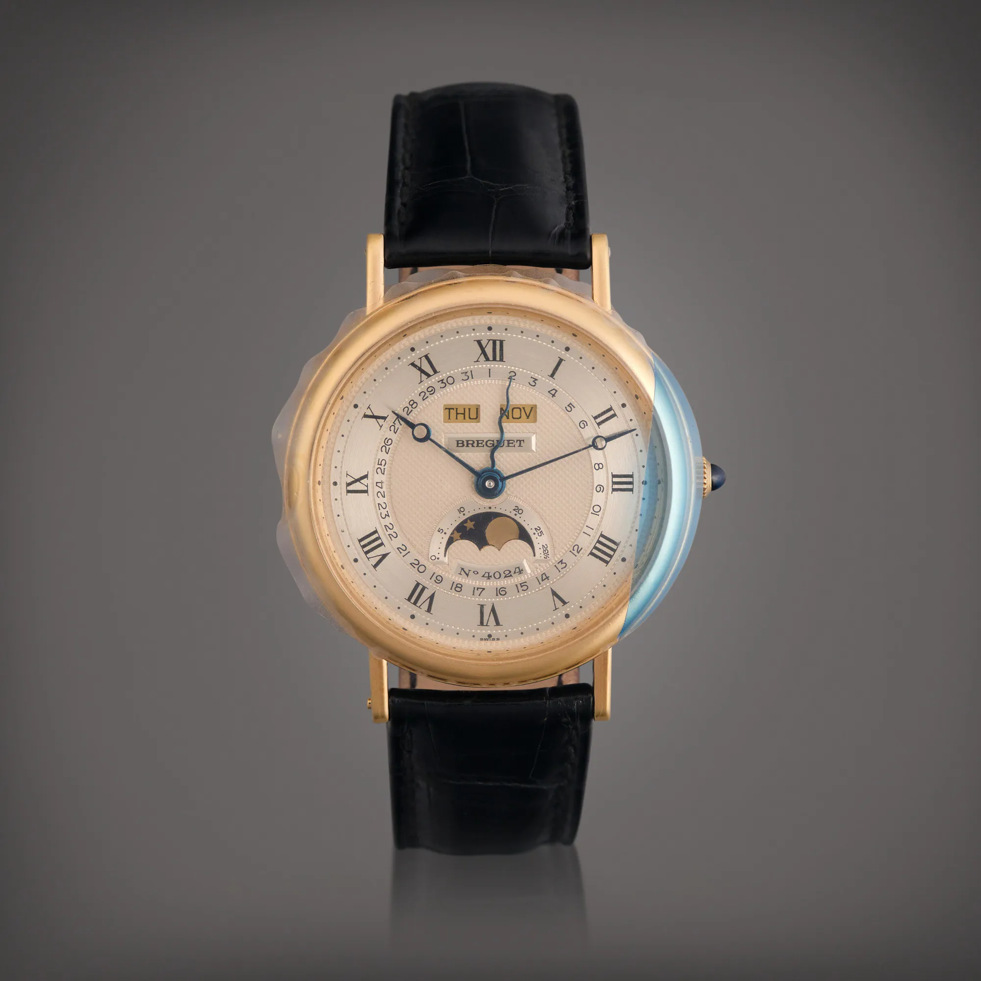 Breguet 3047BA 36mm Yellow gold Silver 1