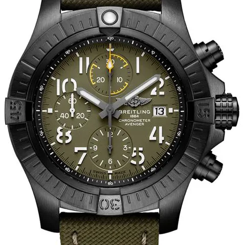 Breitling Avenger V13317101L1X1 45mm Titanium Green