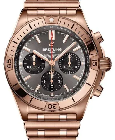 Breitling Chronomat RB0134101B1R1 42mm Rose gold Gray