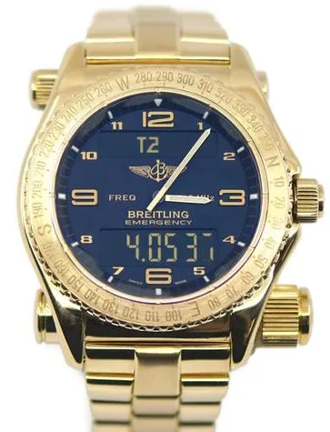 Breitling Emergency K56321 43mm Yellow gold Black